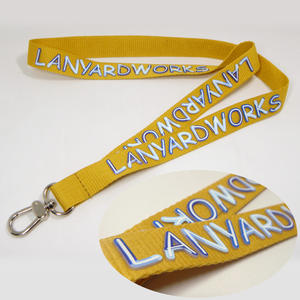 Longes de cou de marque de qualité supérieure avec bracelet en silicone imprimé 2D Logo imprimé en 2D Sérigraphie Matériau polyester durable - Product Image 2