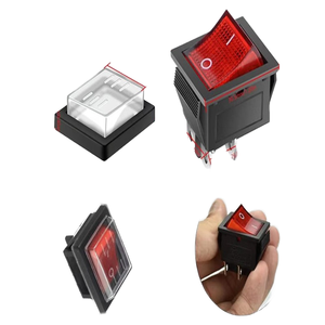 In Stock KCD4 6 Pin tipo barca interruttore 16A bilanciere con luce 2 ingranaggi struttura elettronica In plastica - Product Image 2