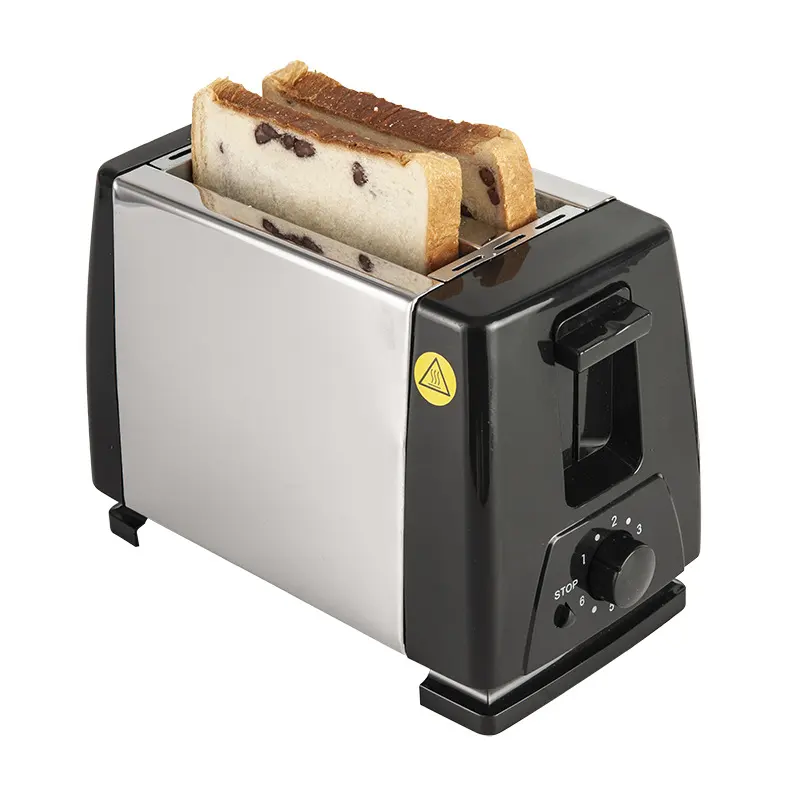 Stainless Steel Toaster Removable Crumb Tray 4 Slice Long Slot Digital Toaster Stainless Steel Smart Toaster Product