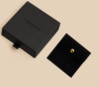 Boîtes à bijoux en carton ondulé de luxe personnalisées, type tiroir |   Emballage cadeau écologique de couleurs assorties pour bijoux de Noël