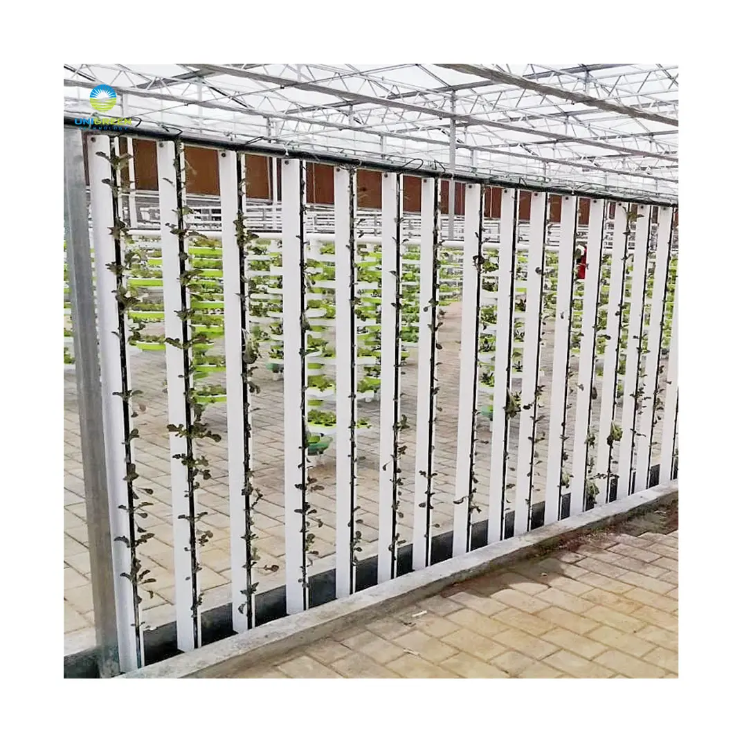 Fermuar topraksız sistem ticari kullanılan tek yan dikim Zip sebze bitkiler için kanal büyümek hidroponik Zip büyümek kulesi