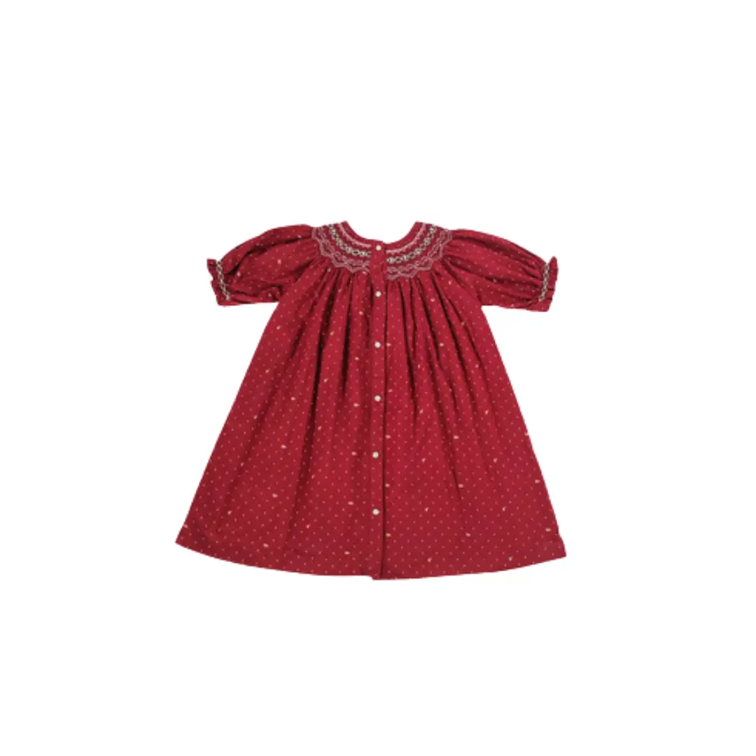 Mädchen Kleider Mädchen Prinz Baby Bester Preis Weihnachts feier Smocked Kids Hot Product Kurzarm Casual Hersteller ODM OEM