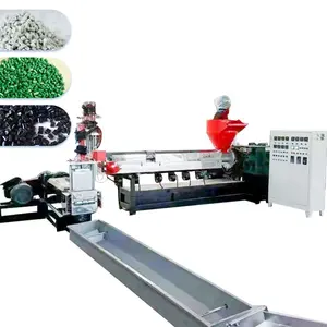 Waste Plastic Pp Pe Film Recycle Granules Making Machine Granulation Manufacture Plastic Granules Plastic For Sale