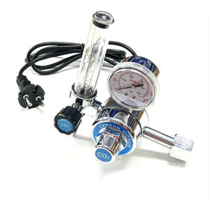 Régulateur de pression de chauffage électrique au CO2, manomètre de pression de gaz de soudage protégé par un gaz pour les utilisateurs de chauffage au CO2 - Product Image 2