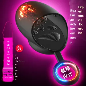 Полностью автоматический вибратор-тренажер для мужчин в форме стакана, с различными частотами вибрации, для ежедневного использования. - Product Image 5