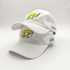 Casquette de baseball brodée personnalisée - Casquette de sport unisexe à 6 panneaux avec motifs Argyle et fruits en tissu popeline, ajustement réglable - Product Image 1