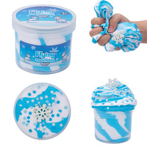 Commercio all'ingrosso della fabbrica di neve serie Flying Snowflakes burro melma con bianco e blu melma burrosa - Product Image 2