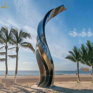 D & Z Sculpture Art Déco Moderne Abstraite en Métal et Acier Personnalisée - Product Image 6