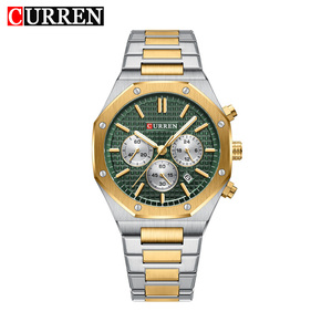 Montre homme de luxe CURREN 8440, montre-bracelet homme de marque haut de gamme, étanche, lumineuse, date, semaine, quartz. - Product Image 1