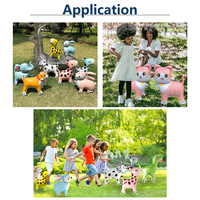 Ballons gonflables en gros pour animaux de compagnie, cadeaux pour enfants, impression colorée pour décorations de fête d'anniversaire, jouets