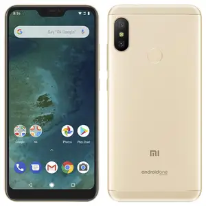 هاتف Xiaomi Mi A2 Lite 32GB Sim Dual Redmi 6 Pro أسود بنظام أندرويد مع 8 كاميرات وكاميرا 5 ميجا بيكسل وبطارية 4000 مللي أمبير في الساعة