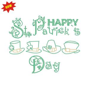 יום הקדוש פטריק ברונקוס של יום הקדוש patrick העברת חום עיצוב זכוכית עבור בגדים העשויים מחומר באיכות גבוהה - Product Image 6