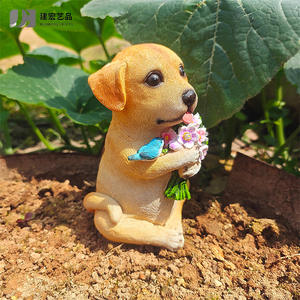 Patung Taman Tenaga Surya Resin Kucing dan Anjing Lucu Figur Anime Lampu untuk Dekorasi Luar Ruangan - Product Image 6