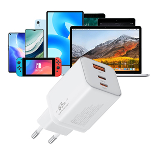 GAN 65W USB C ชาร์จเร็ว2พอร์ต1A1C PD ชาร์จเร็วโลโก้กำหนดเองสำหรับ <span class=keywords><strong>iPhone</strong></span> MacBook - Product Image 3