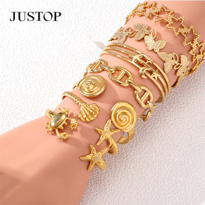 Pulseras OEM/OEM Personalizadas, de Acero Inoxidable, Resistentes al Agua, con Baño de Oro, Joyería de Moda Hipoalergénica, Justop Spot Portfolio 4 - Product Image 2