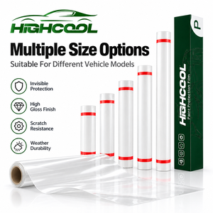 Película Protectora de Pintura para Automóviles HIGHCOOL, Transparente, de TPU, Alto Brillo, Auto-Reparable, para Recubrimiento de Vehículos - Product Image 1