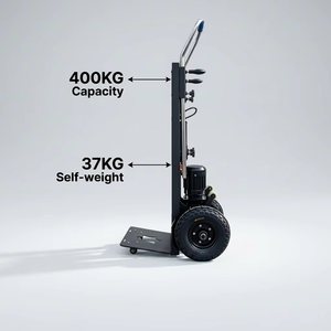 <span class=keywords><strong>Chariot</strong></span> motorisé pour escaliers, capacité de 400 kg (880 lb), pneus pneumatiques de 10 pouces, <span class=keywords><strong>chariot</strong></span> électrique pour la logistique d'entrepôt et la livraison d'appareils électroménagers - Product Image 4