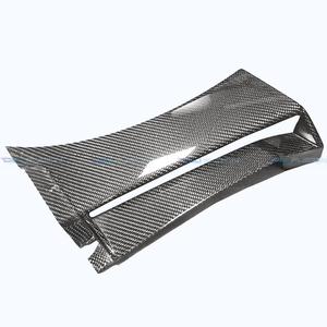 Pour Subaru Impreza WRX STI S4 VAB VAF 2015-2021, garniture de conduit d'aile avant en fibre de carbone, garniture de ventilation latérale, style OEM - Product Image 2