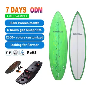 사용자 정의 도매 다채로운 서핑 보드 숏 보드 거품 유리 섬유 에폭시 서핑 보드