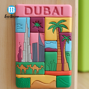 Su misura 3D gomma frigo magneti PVC <span class=keywords><strong>città</strong></span> <span class=keywords><strong>paese</strong></span> disegni di vendita calda adesivi magnetici per la decorazione della casa - Product Image 1