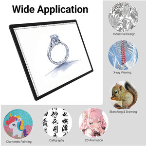 PS ABS nhựa xách tay bảng điều chỉnh thay đổi độ sáng Powered kim cương sơn quang học hình ảnh thắp sáng Truy Tìm LED vẽ pad cho kiến trúc sư - Product Image 6