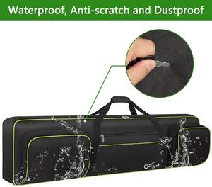 Free Sample Portable 61-Key Keyboard Gig Bag Case Durable 600D Oxford Cloth 10mm Cotton Padded Case Gig Bag - Product Image 3