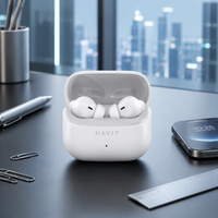Casque sans fil intra-auriculaire Havit TW982 PRO, binaural, tactile, haut de gamme, avec annulation active du bruit (ANC)
