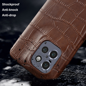 Étui de téléphone en cuir PU à texture crocodile de qualité supérieure pour Motorola Edge 50 Series, S50 Neo, G45, G85, X50 Ultra, housse de protection - Product Image 4