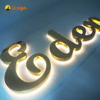Letrero LED 3D personalizado para publicidad, nuevo diseño, letras, escaparate, al aire libre, luminoso