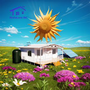 บ้านคอนเทนเนอร์แบบขยายได้ทันสมัย บ้านพักเคลื่อนที่เหล็กพับได้ บ้านสำเร็จรูป บ้านโมดูลาร์ สำหรับโรงแรม ที่พักอาศัย และบ้านพักตากอากาศ - Product Image 3