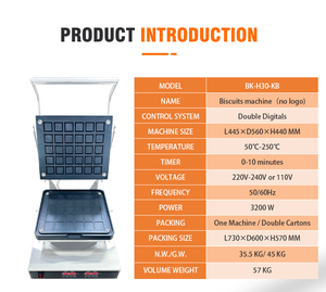 Machine à fabriquer des biscuits fourrés à la confiture, presse à biscuits, prix d'usine - Product Image 3