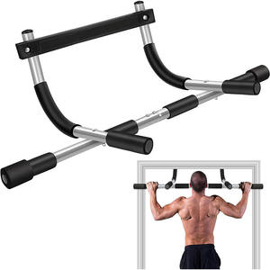 Barre d'entraînement pour le haut du corps en acier inoxydable pour les exercices de traction - Équipement de gym portable avec une capacité de 20 kg - Product Image 3
