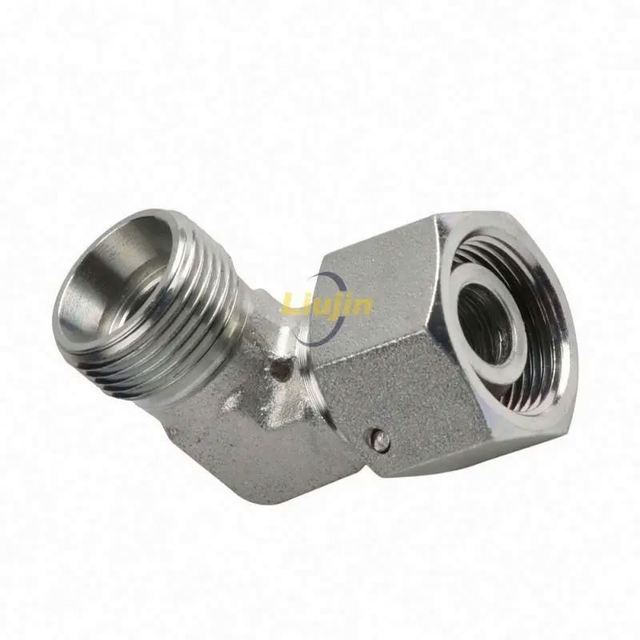 LIUJIN Hydraulic Adapter Fittings Factory Direct Supply Good Quality Metric Hydraulic Fittings
