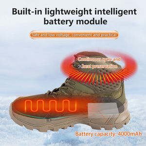 Chaussures chauffantes rechargeables 5V avec logo personnalisé, bottes de <span class=keywords><strong>ski</strong></span> en néoprène, chaussures chauffantes électriques USB - Product Image 5