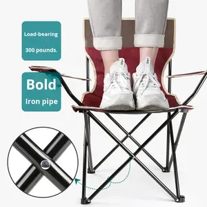 <span class=keywords><strong>Chaise</strong></span> <span class=keywords><strong>pliante</strong></span> portable légère de haute qualité <span class=keywords><strong>pour</strong></span> le <span class=keywords><strong>camping</strong></span> en plein air, la pêche, les pique-niques, vente en gros, mobilier d'extérieur en tissu Oxford - Product Image 4