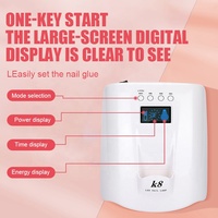 OEM 2025 nouvelle double puissance 2600mAh 60W Smart K8 lampe à ongles UV avec batterie sans fil portable UVA Gel vernis à ongles LED lampe à ongles en gel