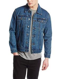Veste décontractée coupe oversize en jean 100 % coton pour homme, coupe-vent et respirante, avec logo couleur personnalisé, idéale pour l'hiver (OEM) - Product Image 5