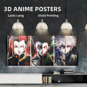 Affiche lenticulaire 3D à effet de basculement, motifs variés pour décoration murale, affiche de film, impression numérique, décoration murale d'anime, affiche encadrée - Product Image 2