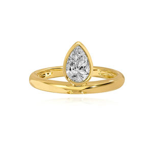 LYBURCHI 925 Sterling Zilver <span class=keywords><strong>2026</strong></span> <span class=keywords><strong>Trend</strong></span> 18K Goud Verguld Peervormig Minimalistische Bezel CZ Stapelbare Fijne Sieraden <span class=keywords><strong>Ring</strong></span> - Product Image 6