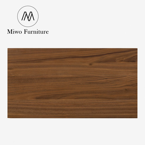 Mesita de Noche Moderna Rectangular con 2 Cajones, Color Nogal, Mesitas de Noche Anchas de Madera, Mesa Auxiliar Nórdica para Sala de Estar, Mueble Decorativo - Product Image 4