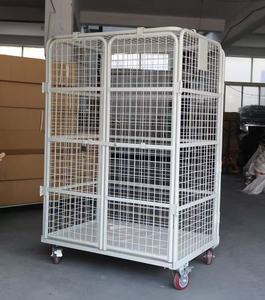 Chariot à palettes en treillis métallique durable, <span class=keywords><strong>conteneur</strong></span> <span class=keywords><strong>logistique</strong></span> pour l'espace de stockage en Europe, fournisseur OEM - Product Image 3