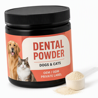 Poudre dentaire pour animaux de compagnie (chiens et chats) – Fabricant en gros, OEM, ODM, étiquette privée, emballage en bouteille