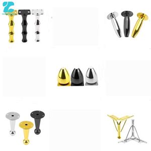 Pieds de canapé décoratifs en métal robuste, pieds de remplacement modernes pour meubles, or, noir, chrome, pour canapé, hôtel et usage extérieur - Product Image 6