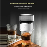 Machine à café électrique mini transfrontalière, entièrement automatique, avec broyeur intégré, pour café filtre, contrôle de la température