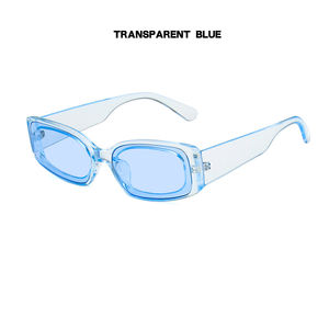 赤と青のフレームと女性のファッションPC UV400サングラス - Product Image 4