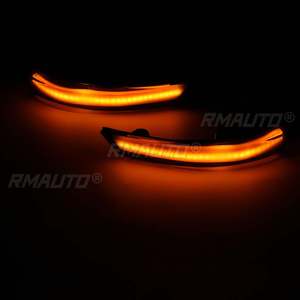 ไฟเลี้ยว LED แบบไดนามิกคู่ สำหรับกระจกมองข้าง ไฟเลี้ยวแบบเรียงลำดับ สำหรับรถฟอร์ด โฟกัส MK3/MK3.5 ปี 2011-2018 - Product Image 4