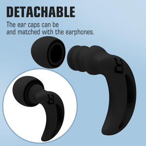 Bouchons d'oreilles en silicone souple avec réduction du bruit de 32 dB <span class=keywords><strong>pour</strong></span> <span class=keywords><strong>dormir</strong></span>, réutilisables, type <span class=keywords><strong>bandeau</strong></span>, intrinsèquement sûrs, avec étui de transport - Product Image 5