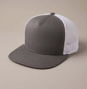 Casquette de camionneur personnalisée en gros, brodée au Vietnam, haute qualité, 5 panneaux, logo, maille, fermeture snapback, casquette vierge - Product Image 1