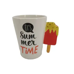 Bán Hot Gốm Sáng Tạo Độc Đáo 3D Popsicle Cà Phê Sữa Mum Cup Cho Giải Trí