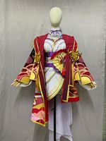 Nouvelle Collection 2024 : Perruque de Cosplay King of Glory - Danse des Feux Inconnus, Style Chinois Anime pour Femme - Jeu Ecoparty